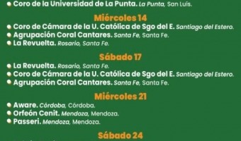 ENCUENTROS CORALES: M�SICA LIBRE Y GRATUITA AL AIRE LIBRE